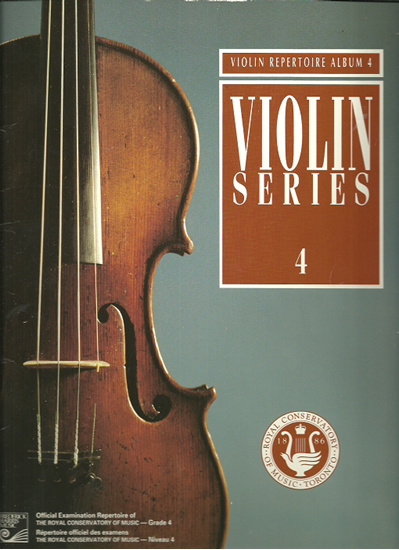 Picture of Violin Grade 4 Exam Book, 1992 Edition, Royal Conservatory of Music, University of Toronto