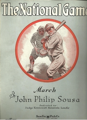 Picture of The National Game, John Philip Sousa, piano solo march