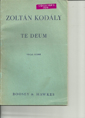 Picture of Te Deum, Zoltan Kodaly