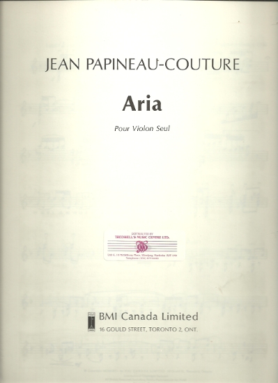 Picture of Aria, Jean Papineau-Couture
