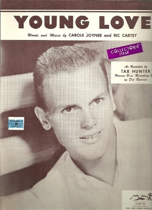 Picture of Young Love, Carole Joyner & Ric Cartey, recorded by Tab Hunter