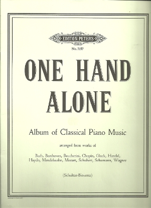 Picture of One Hand Alone, transcribed by Schultze-Biesantz