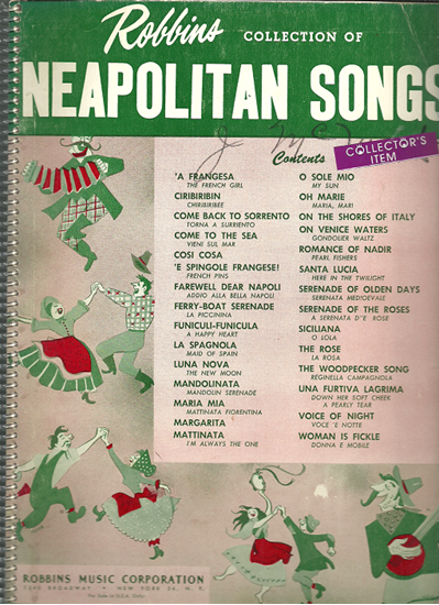 Picture of Robbins Collection of Neapolitan Songs