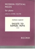 Picture of Salute to Samuel Pepys, Patrick Harvey, piano solo 