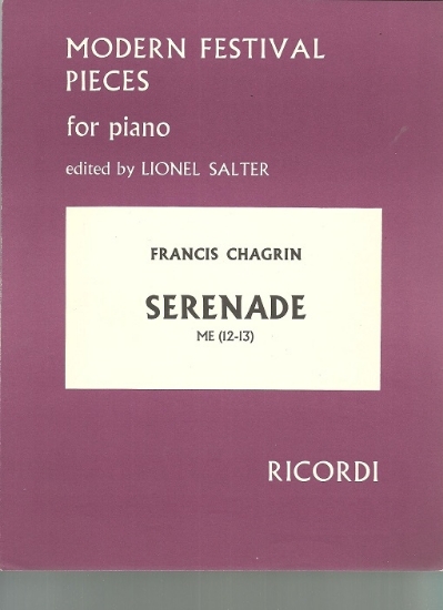 Picture of Serenade, Francis Chagrin, piano solo 