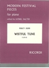 Picture of Wistful Tune, Percy Judd, piano solo 