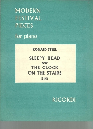 Picture of Sleepy Head/ The Clock on the Stairs, Ronald Steel, piano solo 