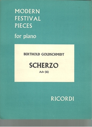 Picture of Scherzo, Berthold Goldschmidt, piano solo 