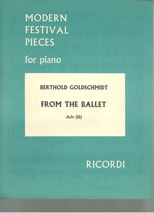 Picture of From the Ballet, Berthold Goldschmidt, piano solo