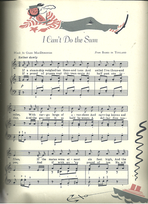 Picture of I Can't Do the Sum, Victor Herbert, from "Babes in Toyland"