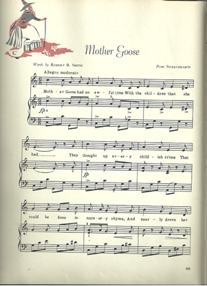 Picture of Mother Goose, Victor Herbert, from "Sweethearts"