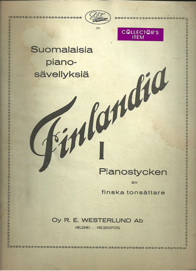 Picture of Finlandia I, Piano Pieces by Finnish Composers