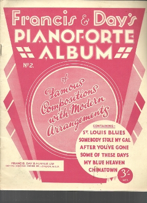 Picture of Francis & Day's Pianoforte Album No. 2