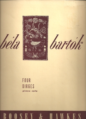 Picture of Four Dirges Op. 8b, Bela Bartok