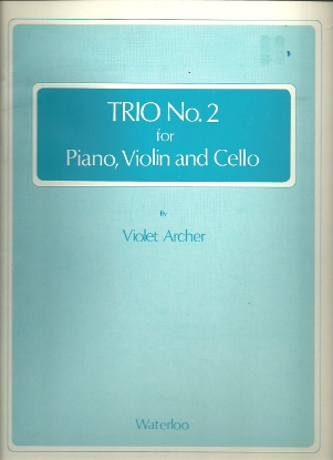 Picture of Trio No. 2 for Piano Trio, Violet Archer