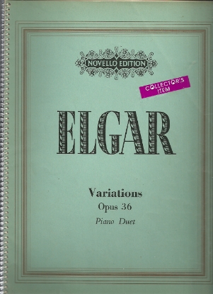 Picture of Enigma Variations Opus 36, Edward Elgar, transcr. for piano duet by John E. West