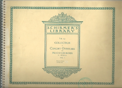 Picture of Collection of Concert Overtures for Four Hands Vol. 1, ed. by Louis Osterle