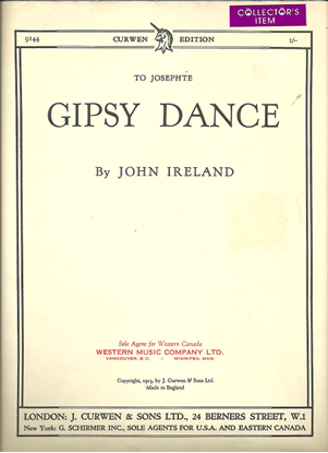 Picture of Gipsy Dance, John Ireland, piano solo