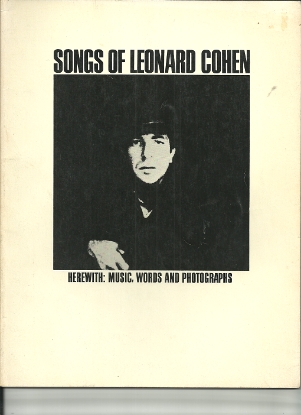 Picture of Songs of Leonard Cohen, Herewith: Music, Words and Photographs, TAB guitar 