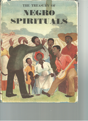 Picture of The Treasury of Negro Spirituals, edited by H. A. Chambers, songbook