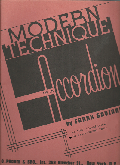 Picture of Modern Technique for the Accordion Book 2, Frank Gaviani
