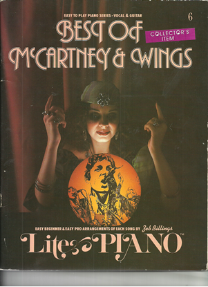 Picture of The Best of McCartney & Wings, very easy piano songbook