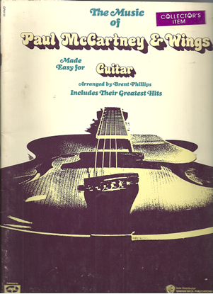 Picture of The Music of Paul McCartney & Wings, easy guitar songbook