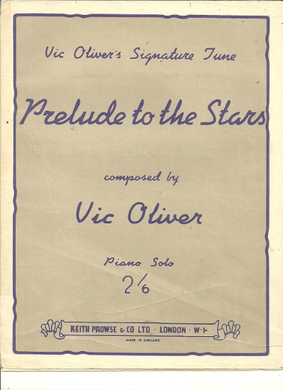 Picture of Prelude to the Stars, Vic Oliver, Vic Oliver's Signature Tune, piano solo 