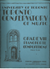 Picture of Royal Conservatory of Music, Grade  8 Piano Exam Book, 1943 Edition, University of Toronto