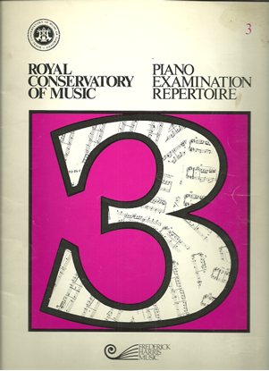 Picture of Royal Conservatory of Music, Grade  3 Piano Exam Book, 1983 Edition, University of Toronto