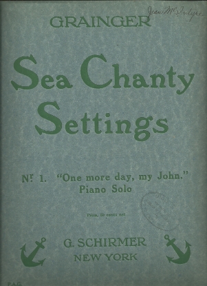 Picture of One More Day My John, No. 1 from "Sea Chanty Settings", Percy Grainger