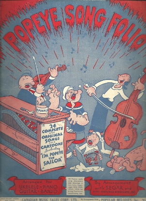 Picture of Popeye Song Folio