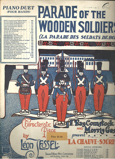 Picture of Parade of the Wooden Soldiers, Leon Jessel, transcribed for piano duet by George Rosey