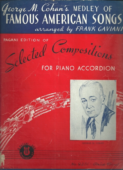 Picture of George M. Cohan Medley, arr. Frank Gaviani, accordion solo
