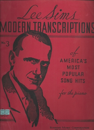 Picture of Lee Sims Modern Transcriptions No. 3