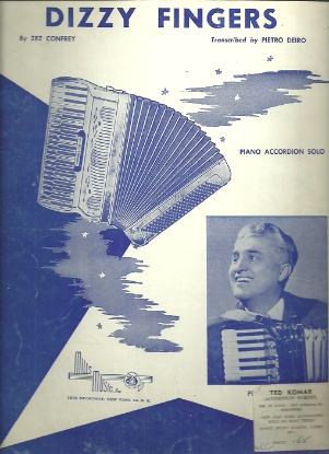 Picture of Dizzy Fingers, Zez Confrey, transc. for accordion by Pietro Deiro