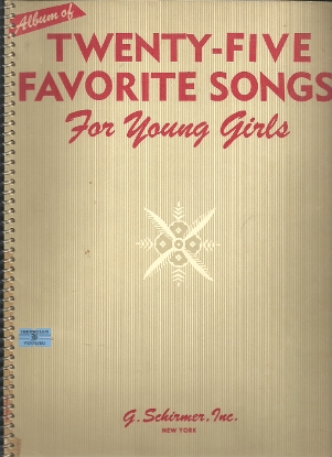 Picture of Twenty-Five Favorite Songs for Young Girls