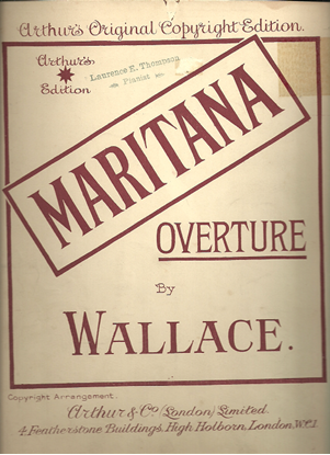 Picture of Maritana Overture, William Vincent Wallace, transc. for piano solo by Oscar Allon