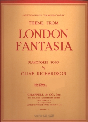 Picture of London Fantasia, theme from movie "The Battle of Britain", Clive Richardson
