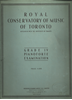 Picture of Royal Conservatory of Music, Grade  4 Piano Exam Book, 1947 Edition, University of Toronto