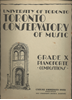 Picture of Royal Conservatory of Music, Grade 10 Piano Exam Book, 1943 Edition, University of Toronto