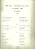 Picture of Western Board of Music, Grade 7 Piano Exam Book, 1940 Edition