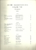 Picture of Western Board of Music, Grade 7 Piano Exam Book, 1964 Edition