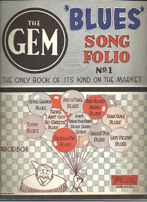 Picture of The Gem Blues Song Folio No. 1