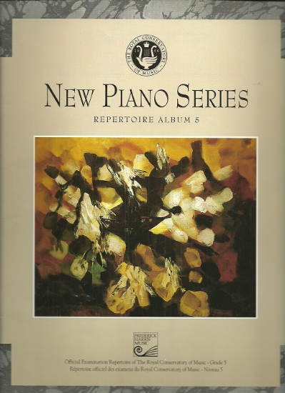 Picture of Royal Conservatory of Music, Grade  5 Piano Exam Book, 1994 Edition, New Piano Series, University of Toronto
