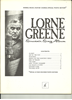 Picture of Lorne Greene Souvenir Songbook