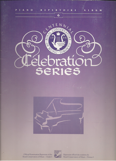 Picture of Royal Conservatory of Music, Grade  6 Piano Exam Book, 1988 Celebrations Series, University of Toronto