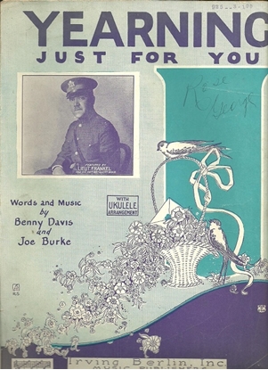 Picture of Yearning (Just for You), Benny Davis & Joe Burke
