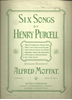Picture of Six Songs, Henry Purcell, songbook