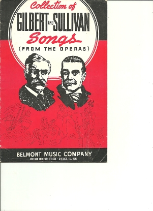 Picture of Gilbert & Sullivan Songs from the Operas, Belmont Music 